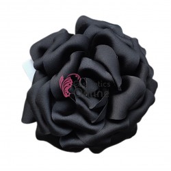 Brosa si clema pentru par sau vestimentar TRD013NN floare Neagra